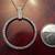Brand New Natural Diamond and Sapphire in 14K white Gold Necklace 1 thumbnail
