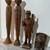 (4) VINTAGE WOOD STATUES - 2 VIRGIN MARY AND 2 FOLK ART MALE FIGURES 2 thumbnail