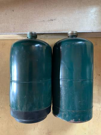 Propane Bottles two 1Lb Cylinders 1
