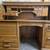 1903? Victorian Antique Oak Roll Top Rotary File Office Desk, Moon 2 thumbnail