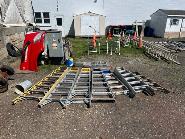 Ladders All Sizes Too Many to List starting at  $25.00ea. 1