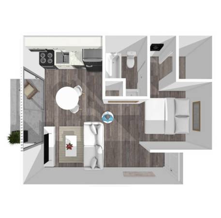 Spacious Studio All Utilities Incl.– Near UT & Downtown & Domain 1