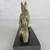 German Shepherd Brass Plated Cast Metal Figurine  7 1/4" Length 5 thumbnail