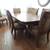 Dining Table w 8 Chairs 2 Leaves 78" to 102" 4 thumbnail