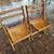 2 Wooden Folding Chairs 1 thumbnail