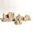 3 Mr Sandman Sands of Time sandcastle sculptures - whimsical faces 5 thumbnail