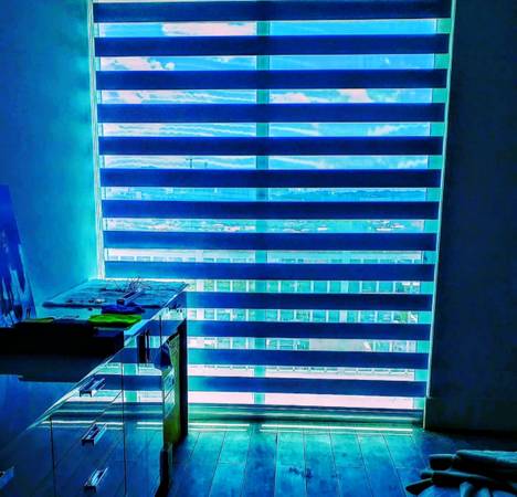 Window blinds Window treatments zebra Shades blackout 1