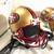 Vintage 1980s (4) Riddell 49ers helmets with Logitech speaker system 3 thumbnail