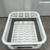 Plastic Collapsible Dish Rack with Drip Tray White - Brightroom™: Freestanding 7 thumbnail