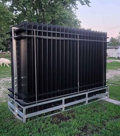 Brand new Metal fence - 7 ft high 1