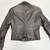 CRAZY COOL, SUPER RARE, NEW GIANNI VERSACE GRAY LEATHER PANT / JACKET 12 thumbnail