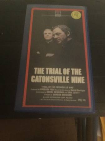 The Trial of the Catonsville Nine Used VHS Very Rare! True History 1