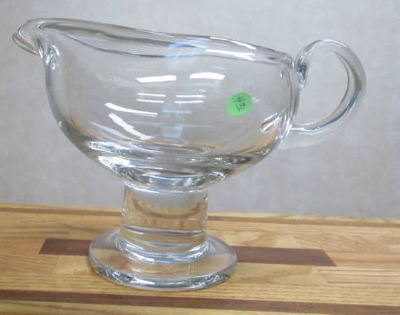 Glass Gravy Boat 1