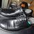 Bata Black leather shoes - size 10 9 thumbnail