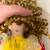 Vintage Porcelain Doll Wearing a Yellow Dress 8 thumbnail