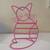 Small Pink Metal "Cat" Earring Holder 1 thumbnail