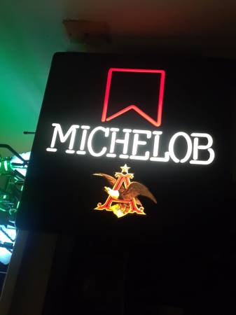 michelob beer sign 1