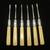 Antique Sterling Silver Seafood /Nut picks set of 6 Art Nouveau design 5 thumbnail