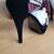 Women Platform High Heels Pumps Stilettos Black Suede Party Shoes sz 7 6 thumbnail