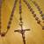 Fashion Rhodium Large Filigree Beads Rosary Necklace RDROSE3 2 thumbnail