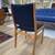 Reupholstered Vintage Mid Century DScan Teak Wood Black Fabric Chair 9 thumbnail
