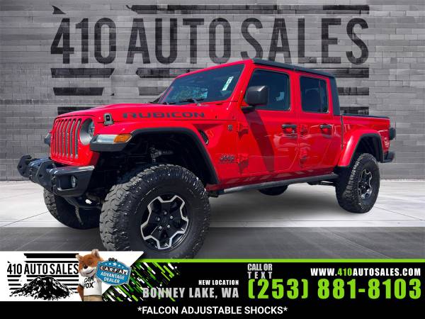 Lifted 2020 Jeep Gladiator Rubicon Crew Cab Short Bed - $39,950 (New Location with More Vehicles!)63623096627971123