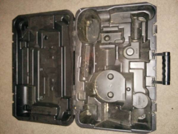 DeWalt hard plastic tool box for battery tool kits TOOLS NOT INCLUDED 1