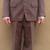 Men's 2 piece brown suit - Jimmy Chen 1 thumbnail