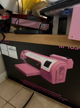 B Transfer UV DTF Printer (Pink) W/ Oven & Laptop 1