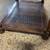 Wood Side End Table 27”D x 20”W & Cane Rattan shelf 5 thumbnail