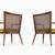 Pair of Vintage MID CENTURY Cane Back Armchairs by Paul McCobb 6 thumbnail