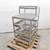 Stainless Steel Cleanroom Computer Cart w/ Sliding Shelves & Stand 3 thumbnail