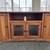 Solid Oak Entertainment Center with Free Coffee Table 1 thumbnail