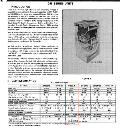 Lennox G16 60K BTU calefacción de gas natural: funciona perfectamente - $200 (Fremont/Wallingford)63471461980291122