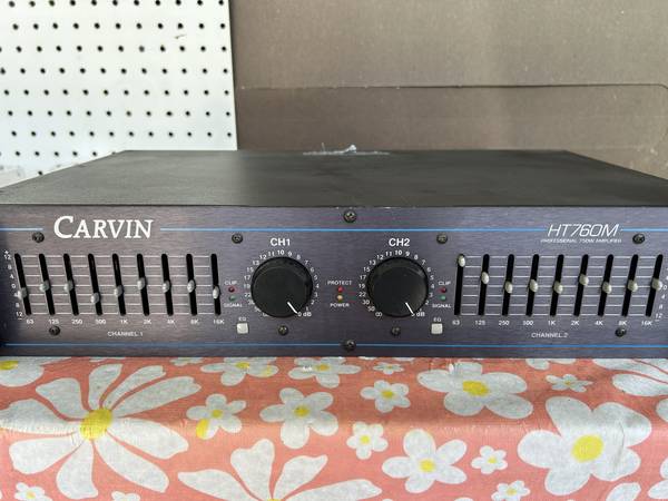 Carvin HT760M Amplificador Profesional de 750 W - Amplificador de Audio en Vivo - $200 (Oceanside)63436949010049121