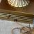 Selling this Rare Vintage 2 Matching REMBRANDT Brass and glass lamps 45 inches t 5 thumbnail