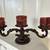 Accent candle holder & 3 candles. 2 thumbnail