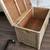 Large Wicker Storage Chest, 37" long x 22" deep x 21" high. Metal embellishment  5 thumbnail