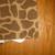 NWT brown Giraffe Jute Rug/mat 20x30 2 thumbnail