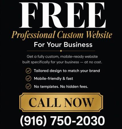 FREE PRO CUSTOMIZED WEBSITE FOR YOUR BUSINESS 1