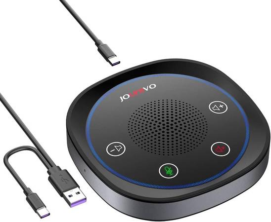 JOUNIVO USB Speakerphone, Conference Omnidirectional Computer Speaker 1