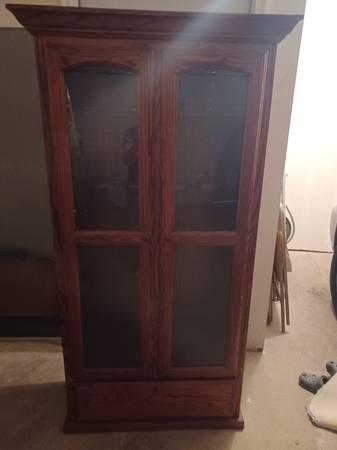 wood gun cabinet 1