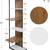 6-Tier Corner Shelf Stand, Modern Storage Organizer, 56" Display Stora 6 thumbnail