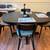 6 seat dining table folding built-in leaf 3 thumbnail