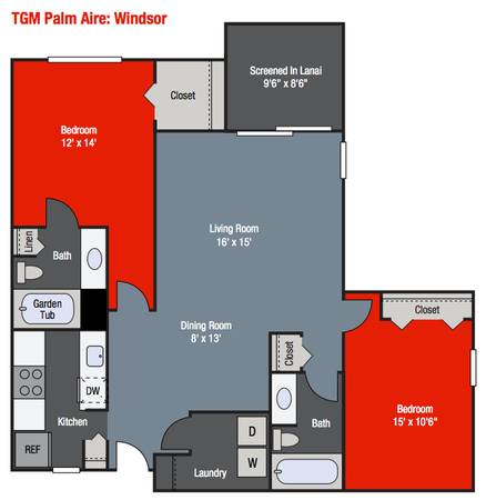 $1,799 / 2br - 1178ft2 - TGM Palm Aire 2x2 FREE Rent Special!63791129729027121