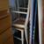 7 Piece Dining Table Set with 6 Chairs Brown Wood Cream Chairs 4 thumbnail