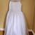 First Communion Flower Girl White Dress w/ Head Dress Size 12 2 thumbnail