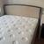 Queen Size Bed Black and Beige 2 thumbnail