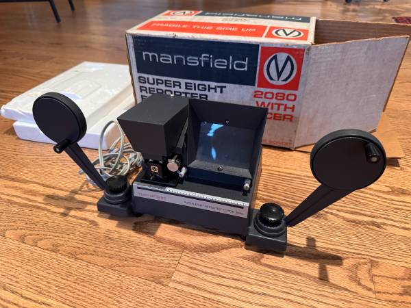 MANSFIELD Model 2080 SUPER EIGHT REPORTER EDITOR w/Original BOX 1