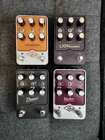 4 UAFX PEDALS - Dream Ruby Lion Woodrow 1